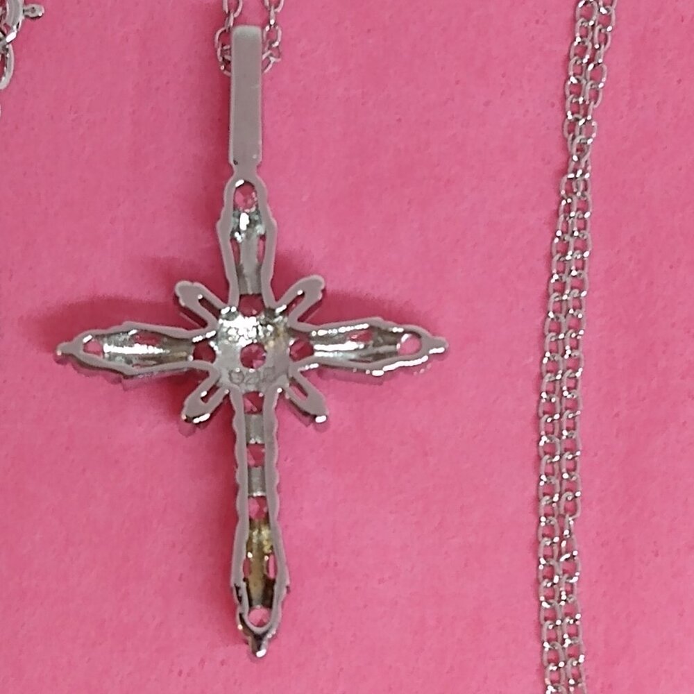 Nwt,  White sapphire necklace - Picture 6 of 11